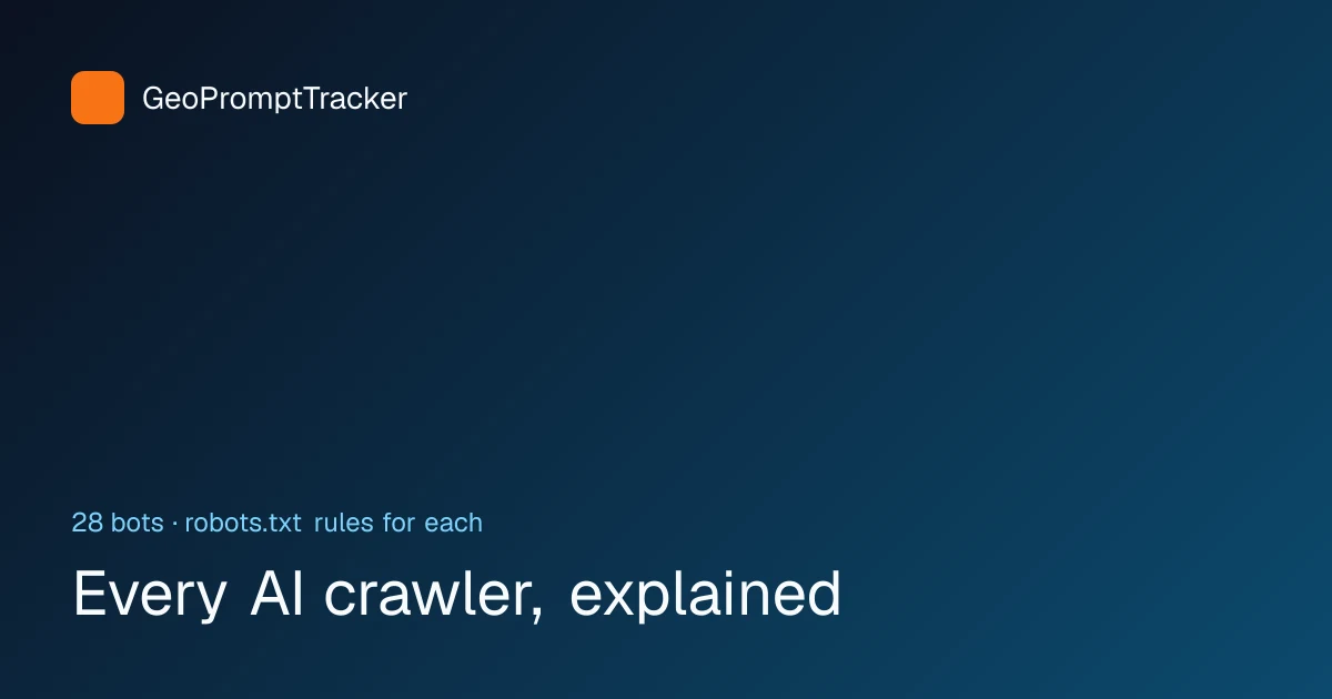 AI Crawler & Bot Directory preview