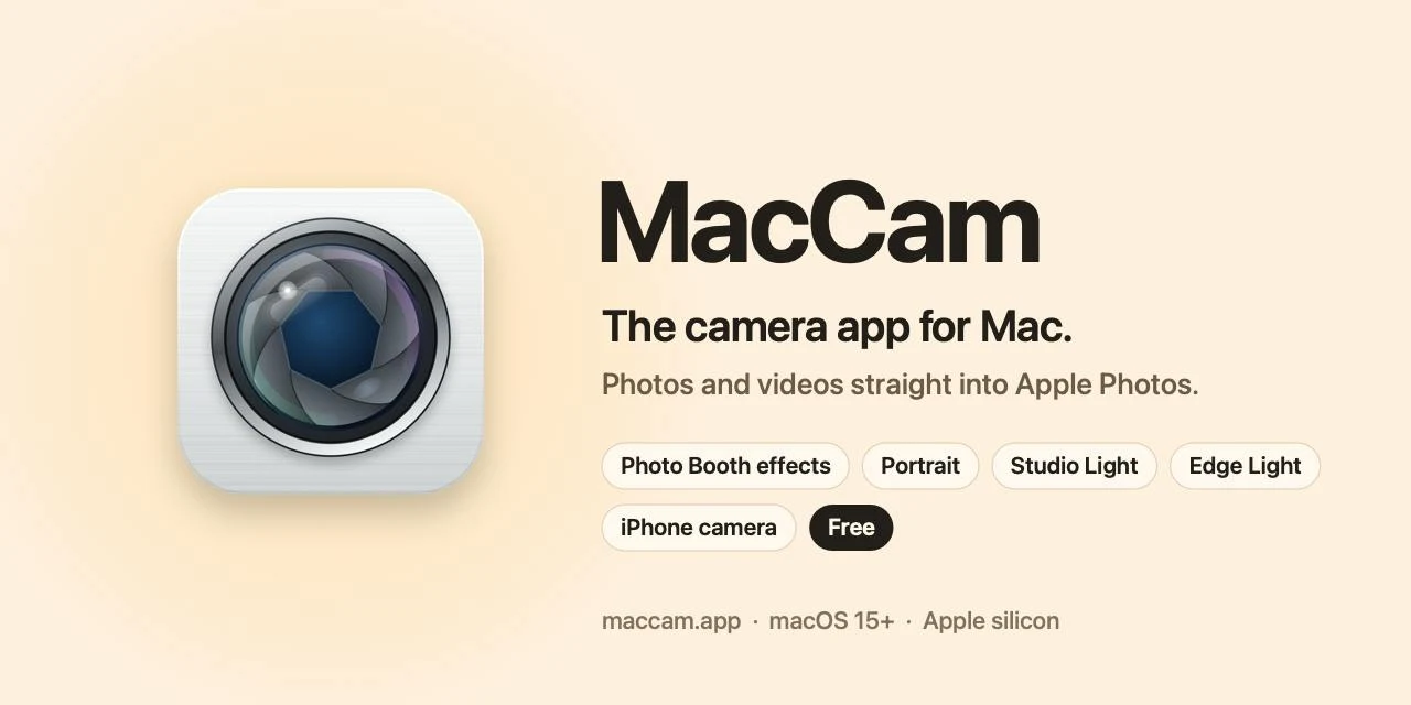MacCam screenshot 1