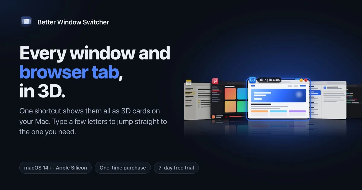 Better Window Switcher preview