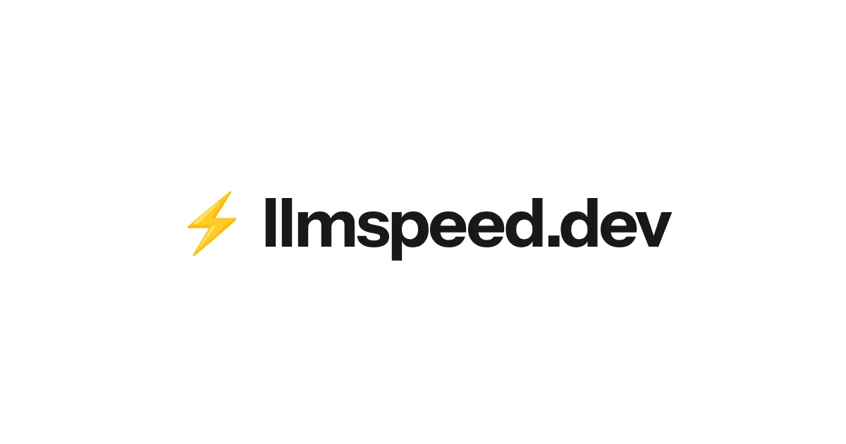 llmspeed preview