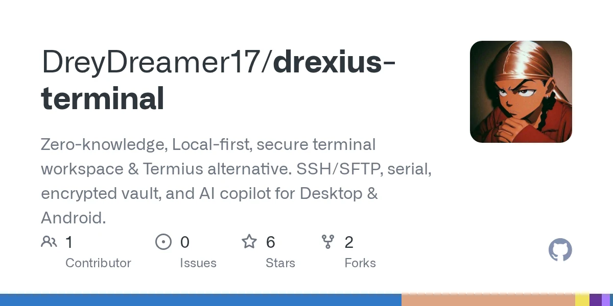 Drexius Terminal preview