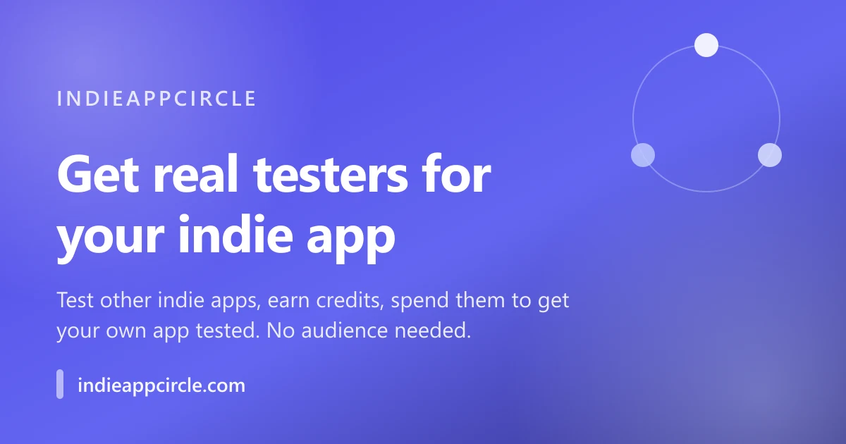 IndieAppCircle preview