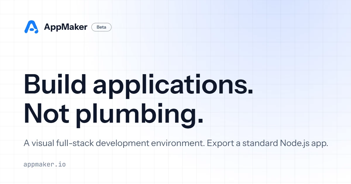 AppMaker preview