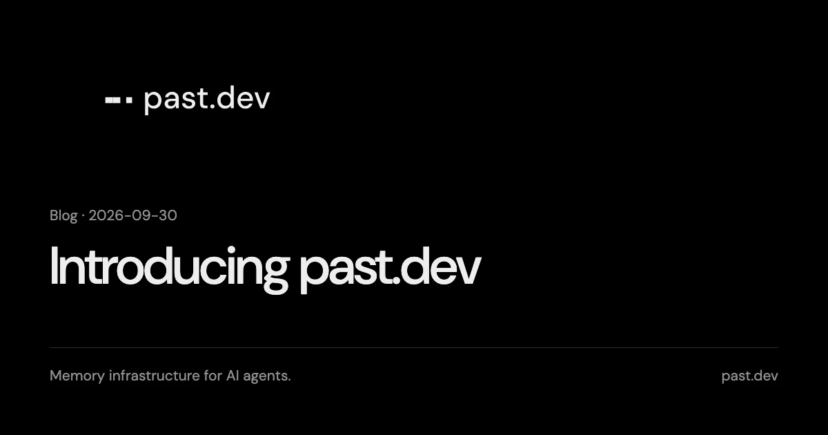 past.dev preview