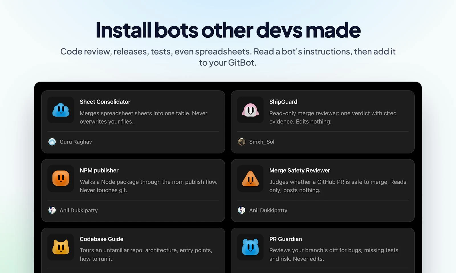 GitBot screenshot 3