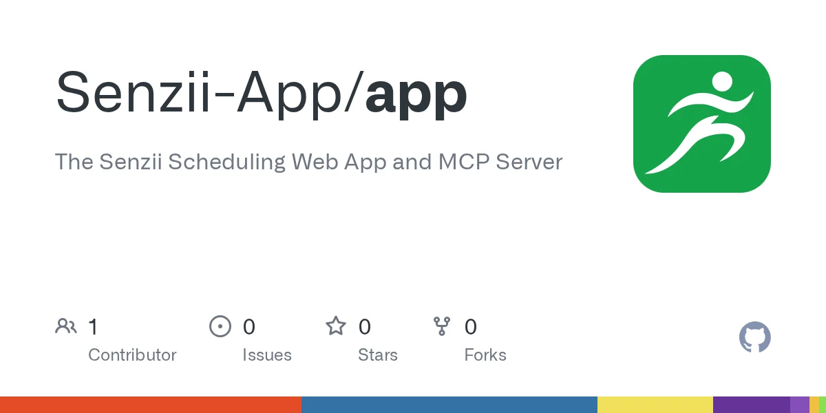 Senzii Scheduling Web App and MCP Server preview
