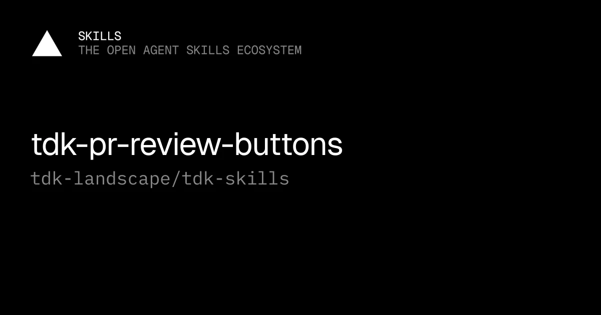 tdk-pr-review-buttons preview