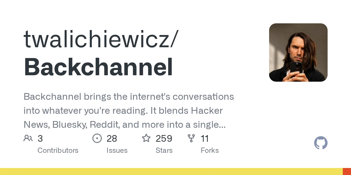 Backchannel preview