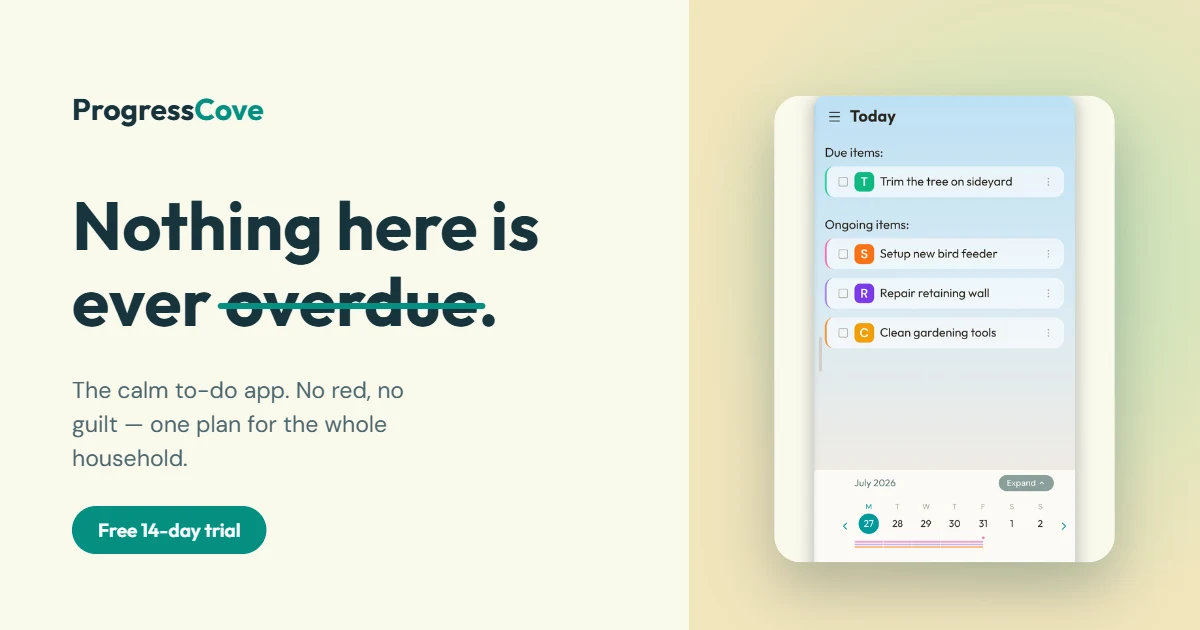 ProgressCove preview