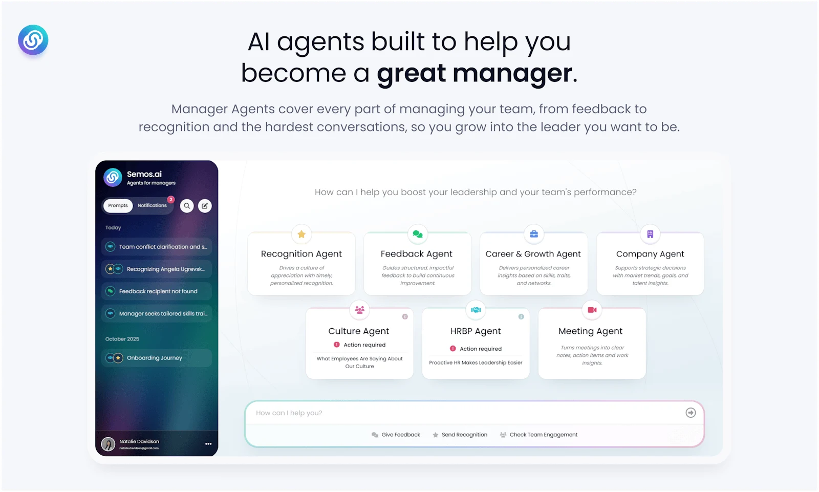 Semos.ai Manager Agents screenshot 1