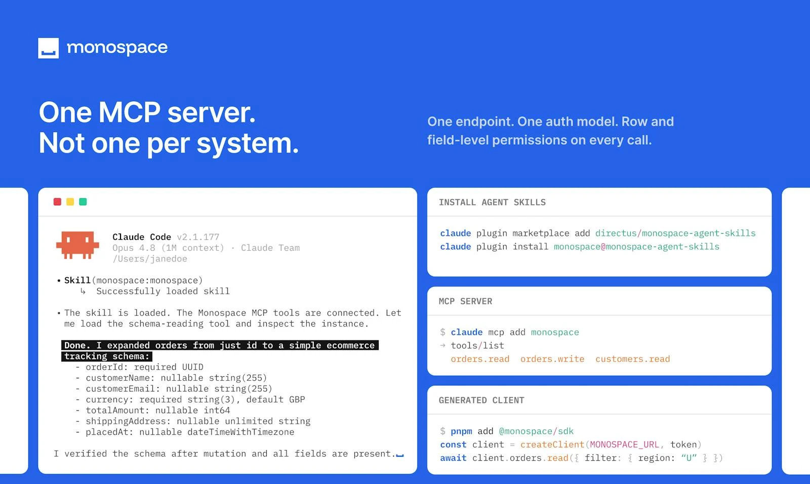 Monospace from Directus screenshot 3