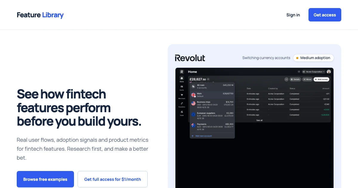 Feature Library by Evidenso preview