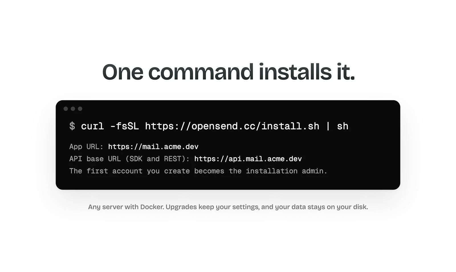 opensend.cc screenshot 2