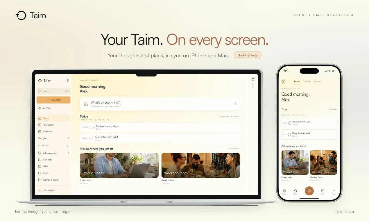 Taim screenshot 6