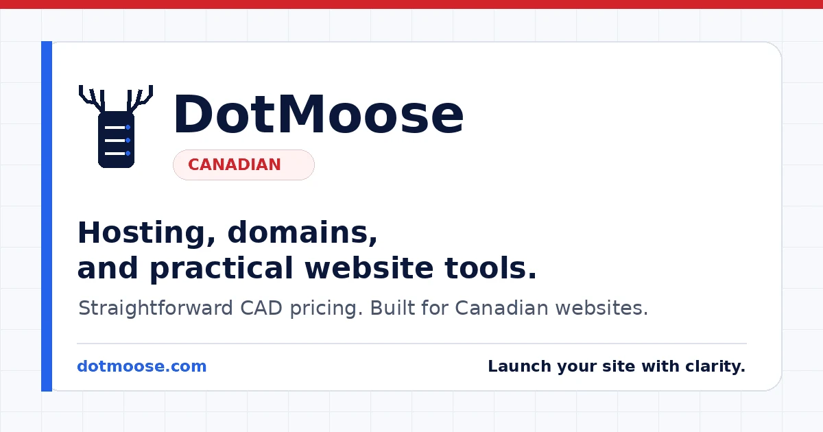 DotMoose Hosting preview