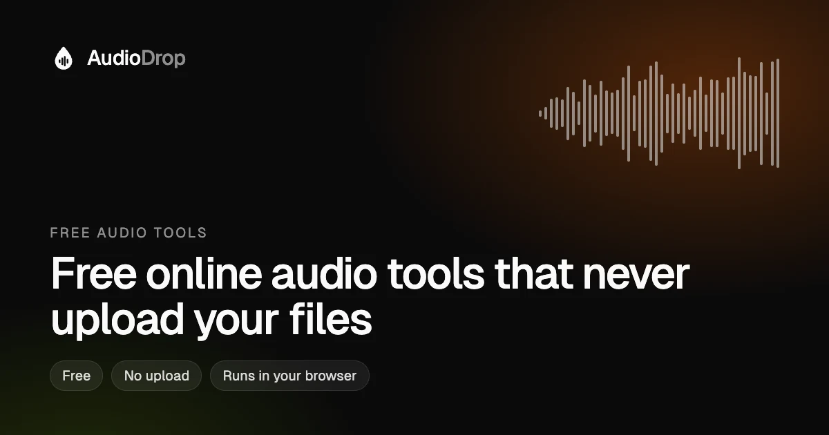 AudioDrop preview