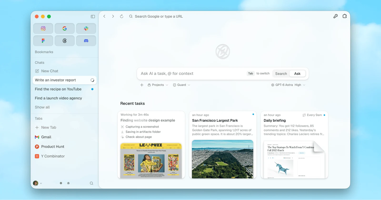 Aside screenshot 1