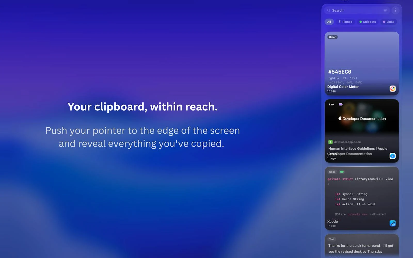 PeekPaste screenshot 1