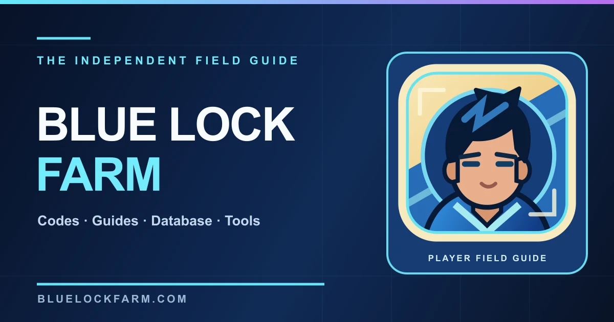 Blue Lock Farm Wiki, Codes & Tools preview