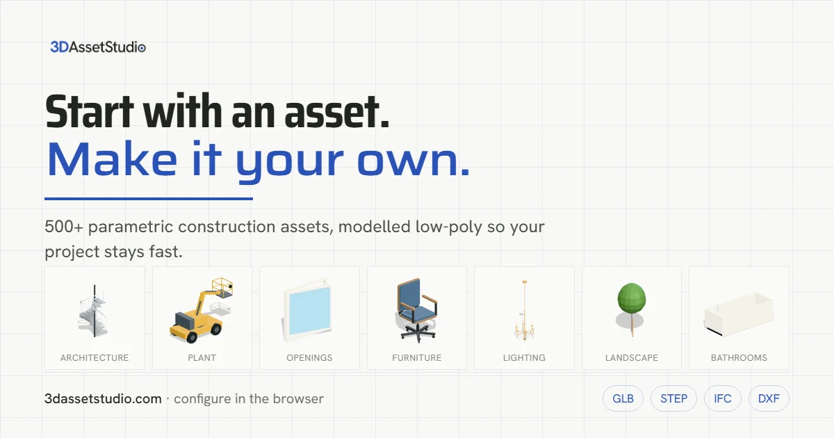 3D Asset Studio preview