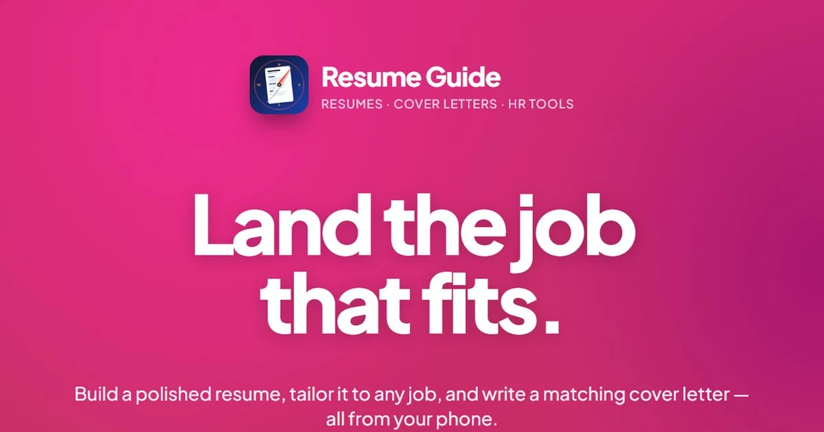 Resume Guide preview