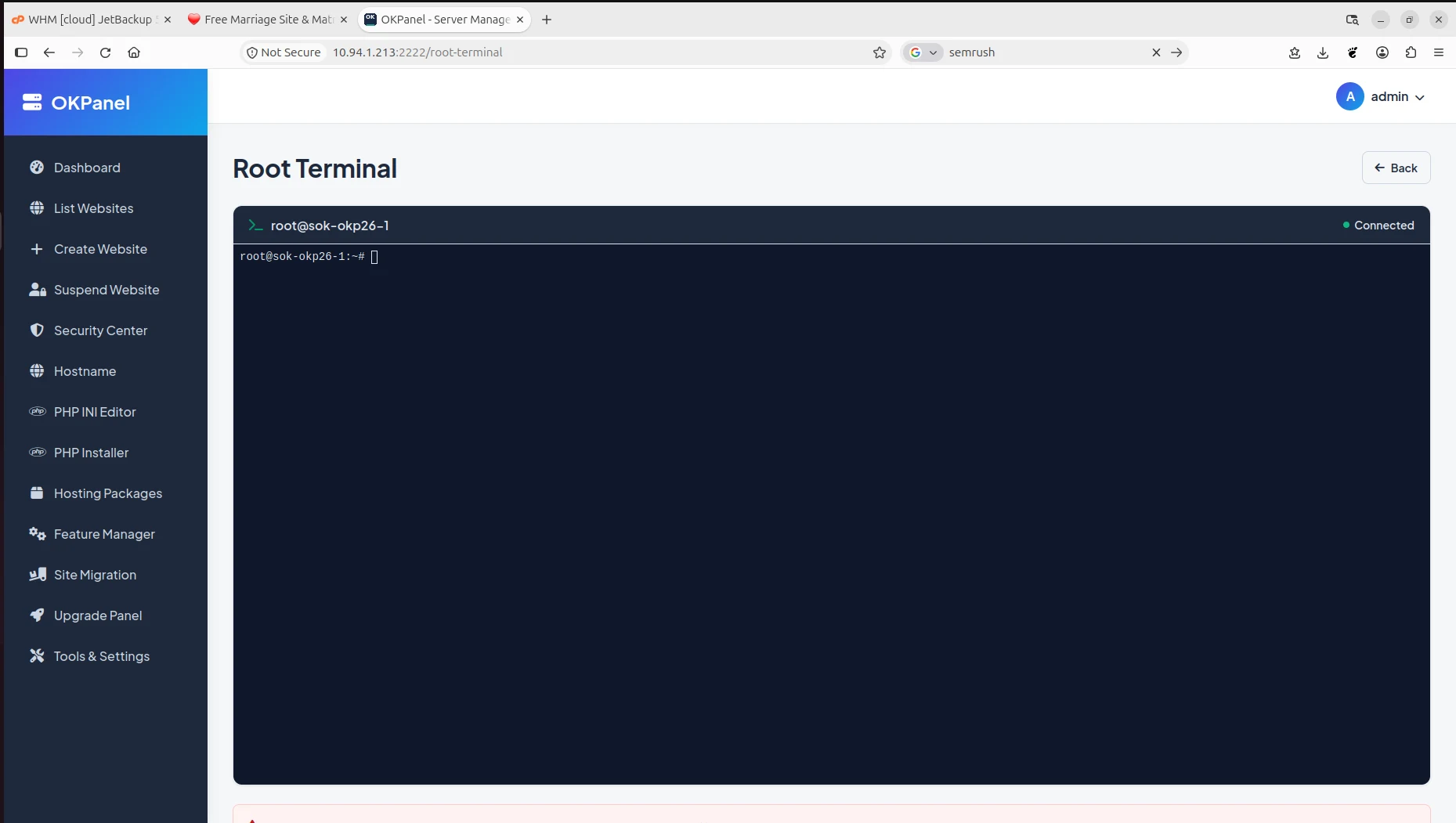 OKPanel screenshot