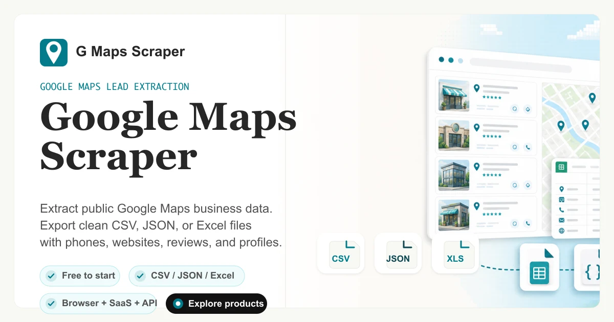 G Maps Crawl preview