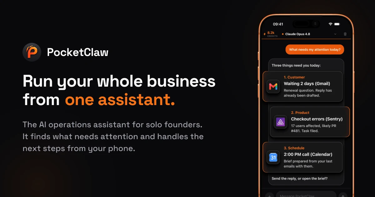 PocketClaw preview