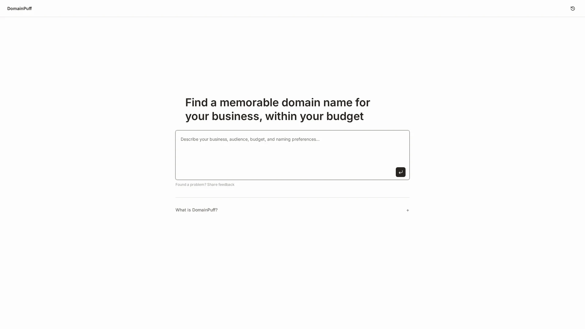 DomainPuff preview