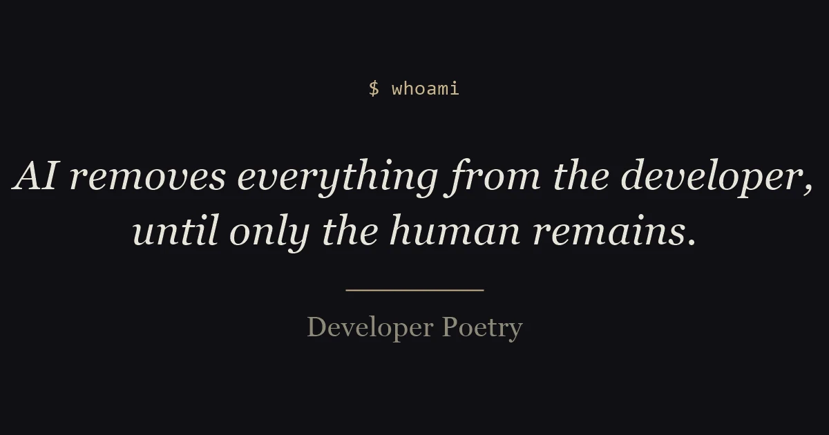 Developer Poetry preview