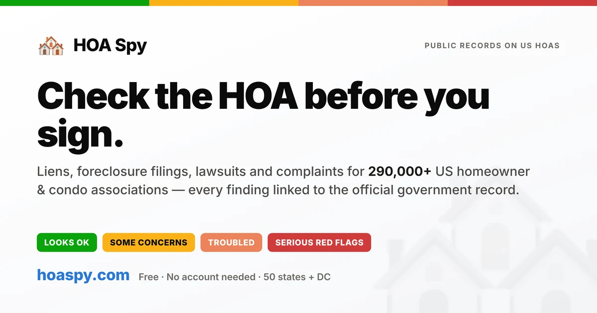 HOA Spy preview