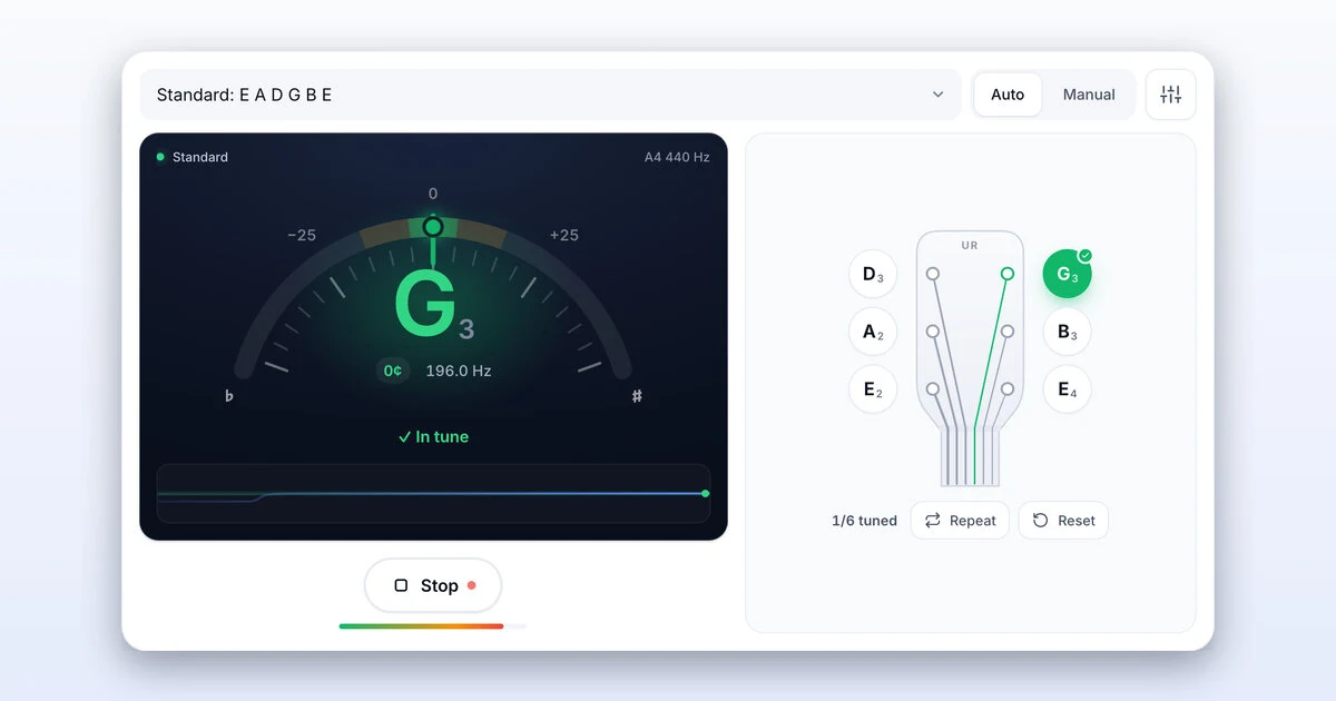 urTuner preview