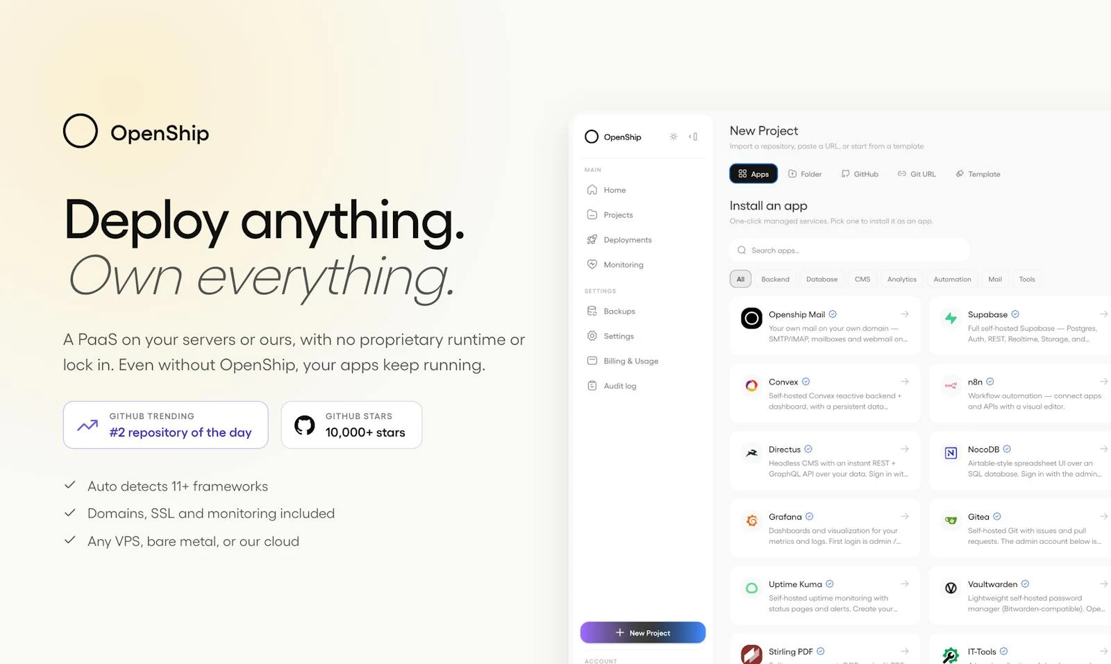 OpenShip screenshot 1