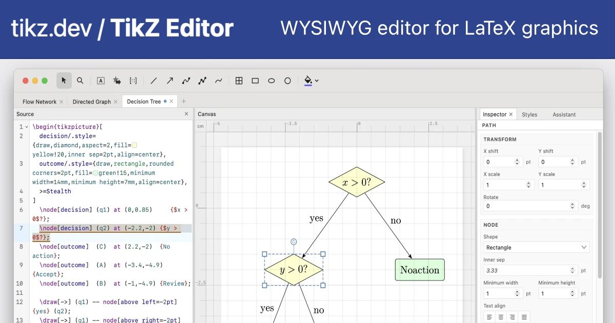 TikZ Editor preview