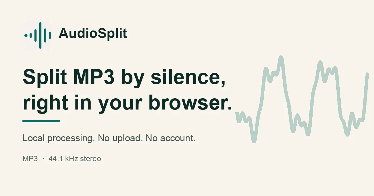 Audio Splitter preview