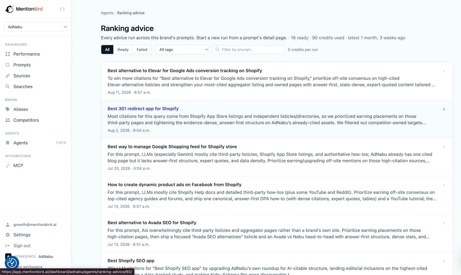 MentionBird screenshot 7