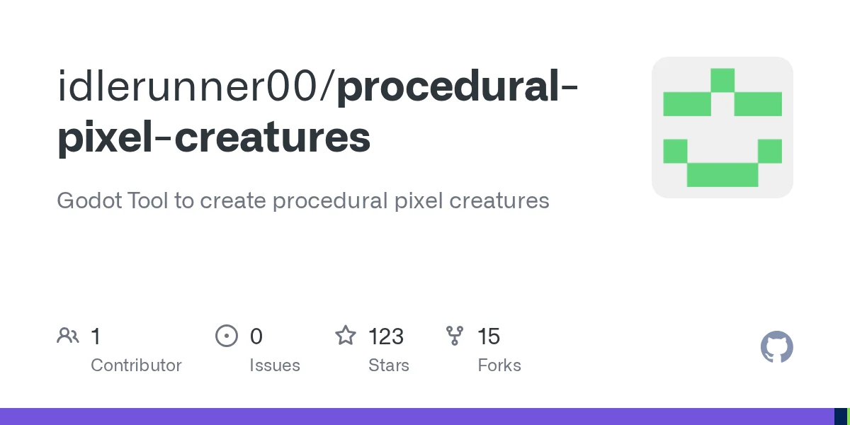Procedural Pixel Creatures preview