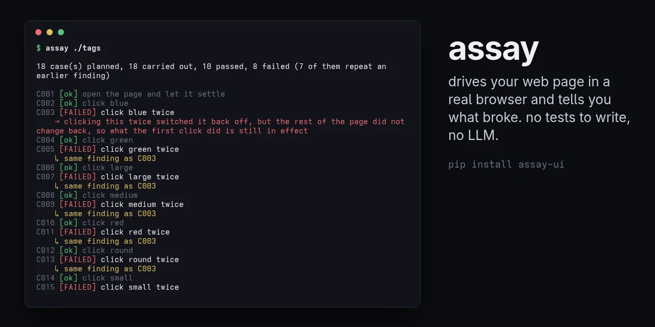 Assay preview