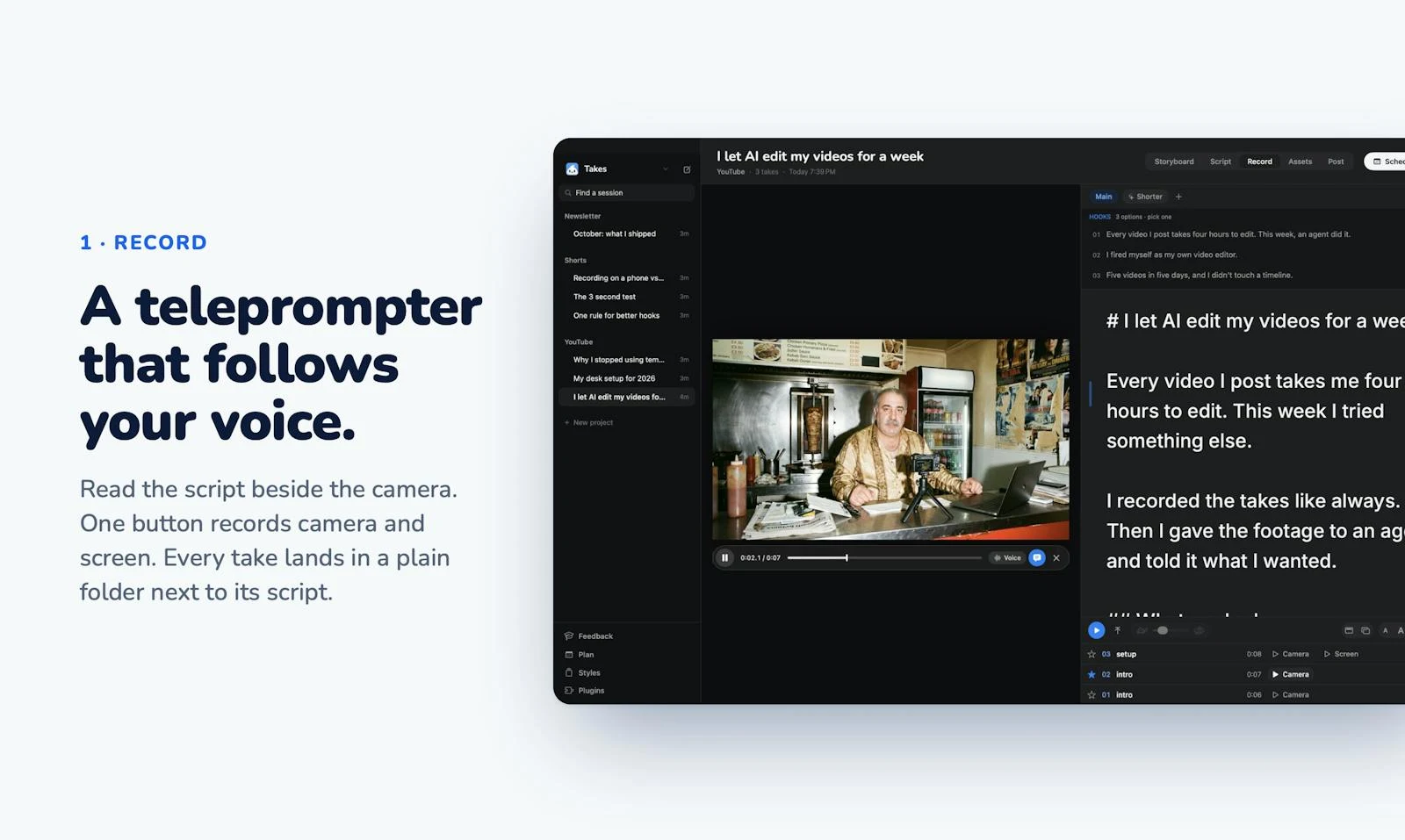 Takes for Mac screenshot 2