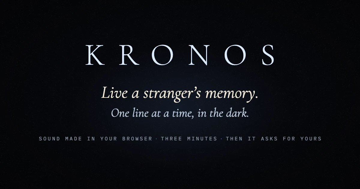 KRONOS preview