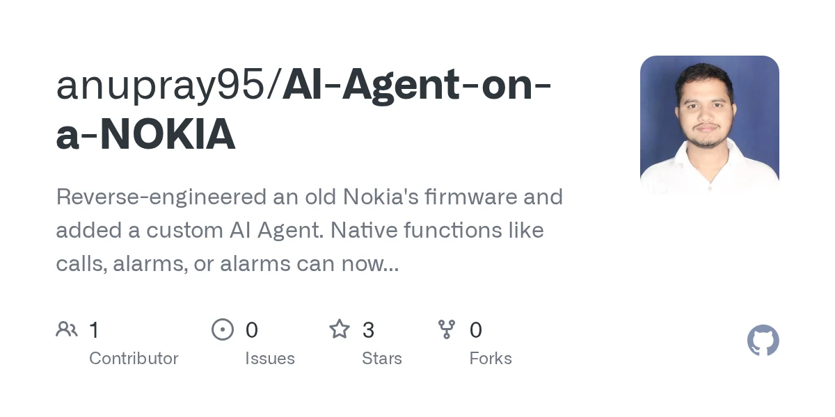 AI-Agent-on-a-NOKIA preview