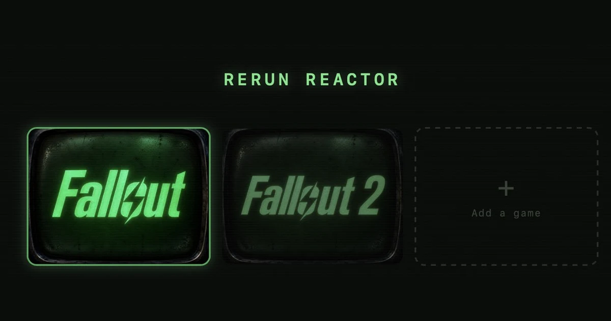 Rerun Reactor preview