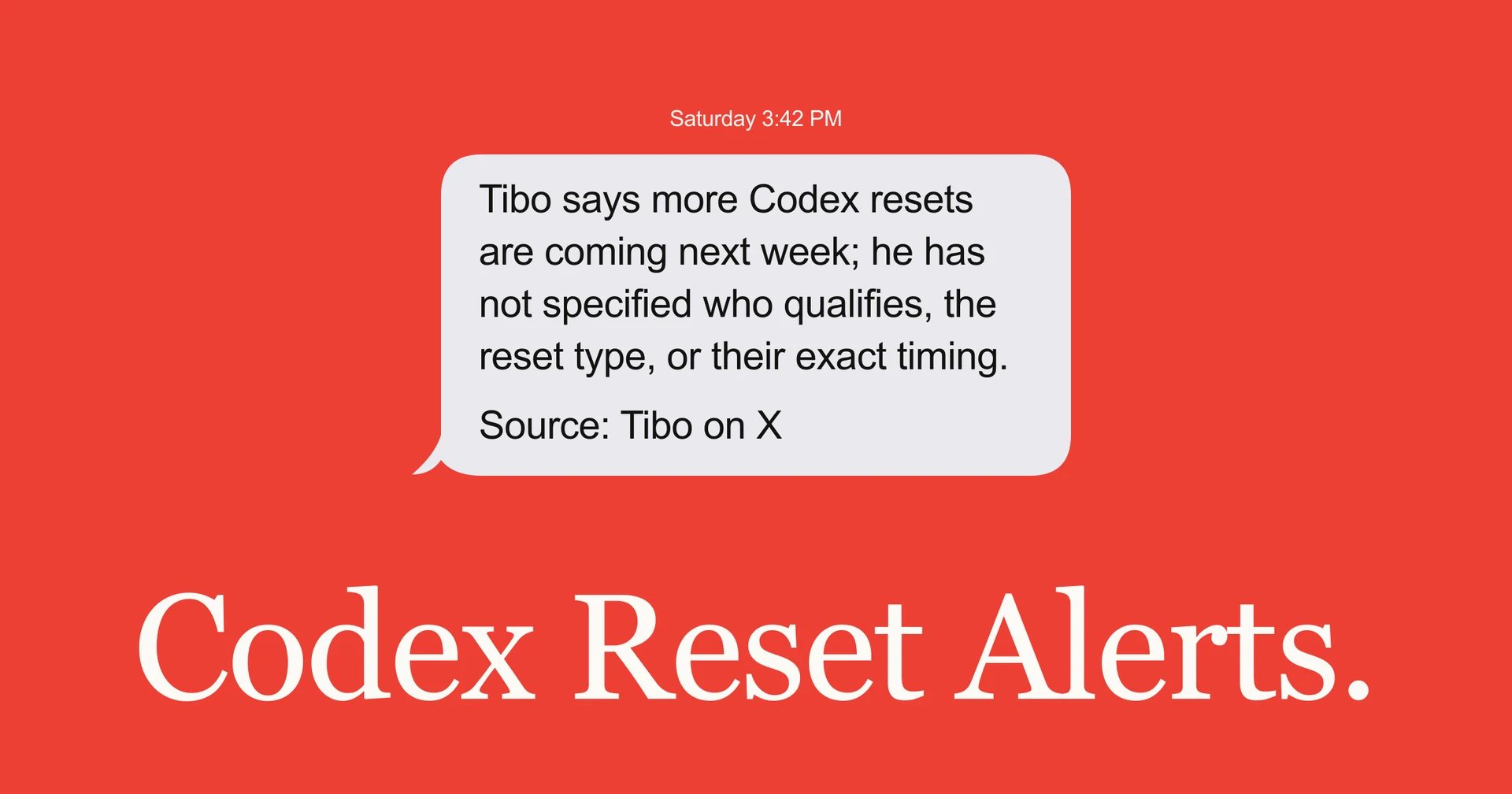 Reset Alerts preview