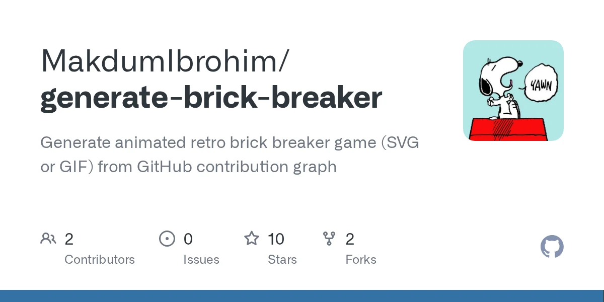 Generate Brick Breaker preview
