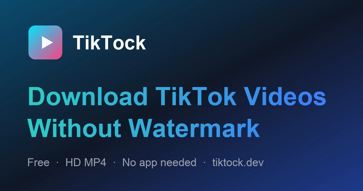TikTock preview