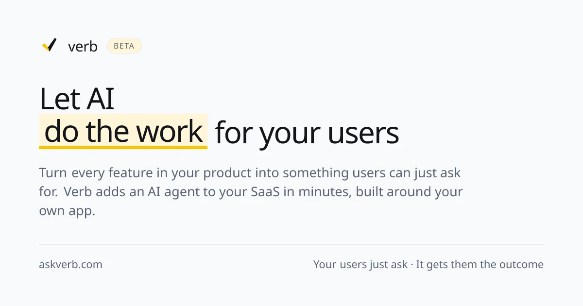 AskVerb preview