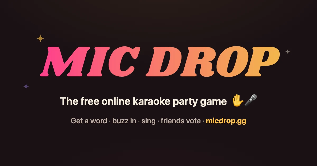 Mic Drop preview