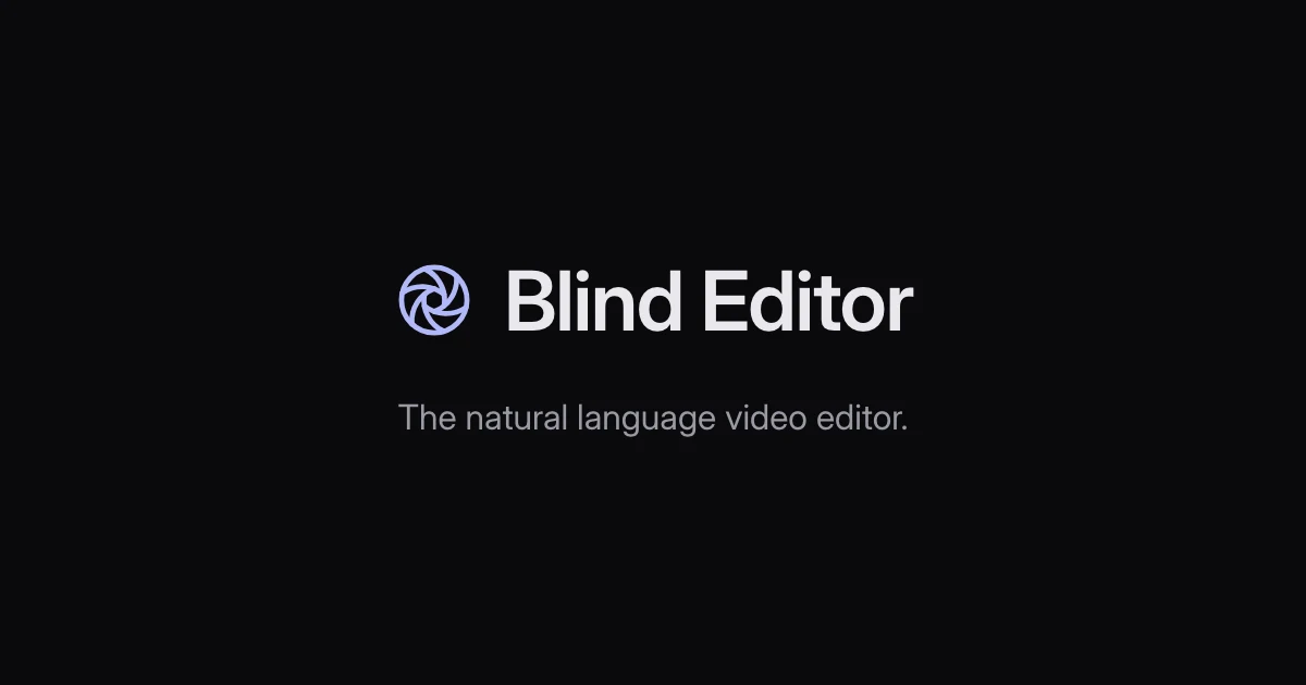 Blind Editor preview