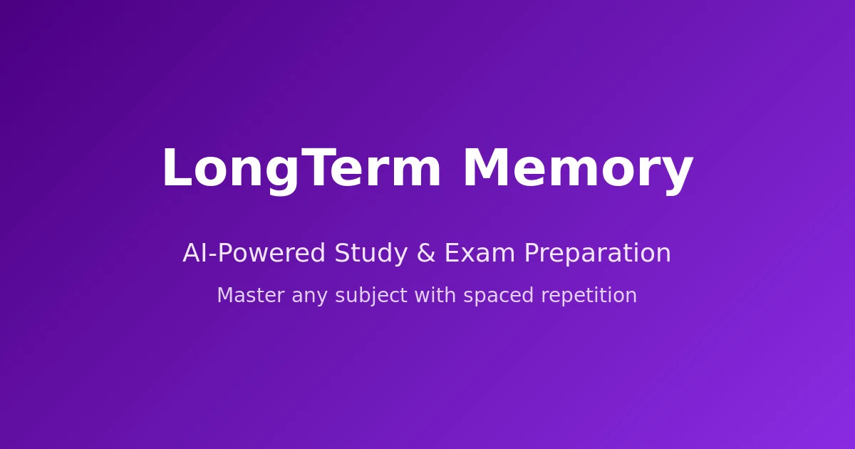 LongTerMemory preview