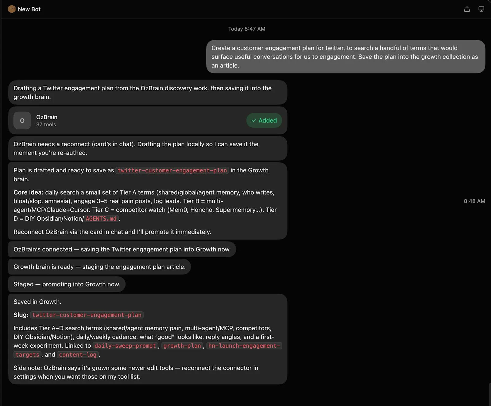 OzBrain screenshot 3